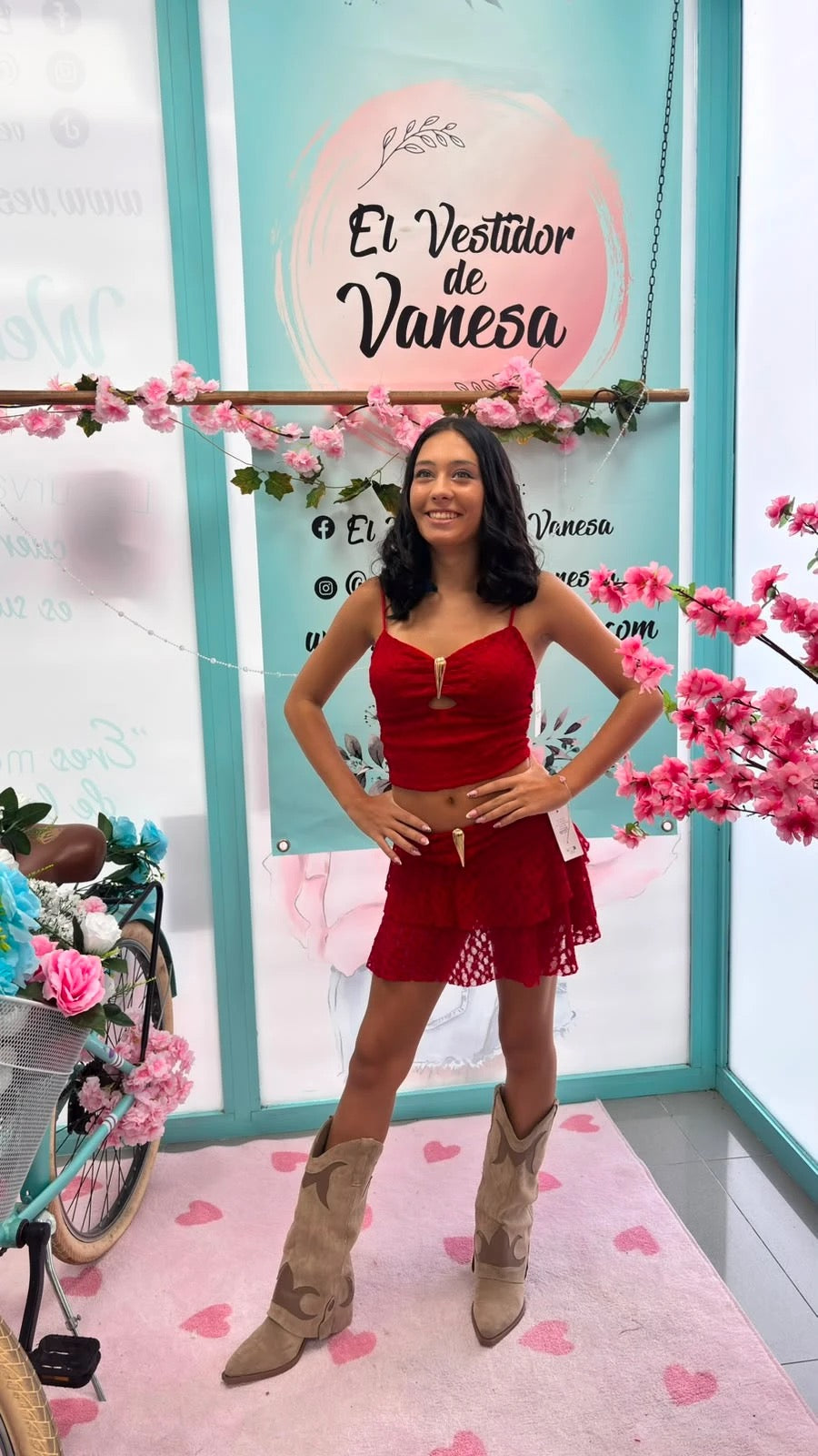 CONJUNTO DOS PIEZAS RED PASSION