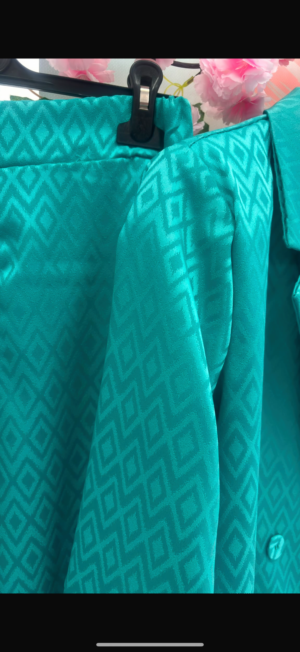TRAJE SASTRE VERDE BOTONES