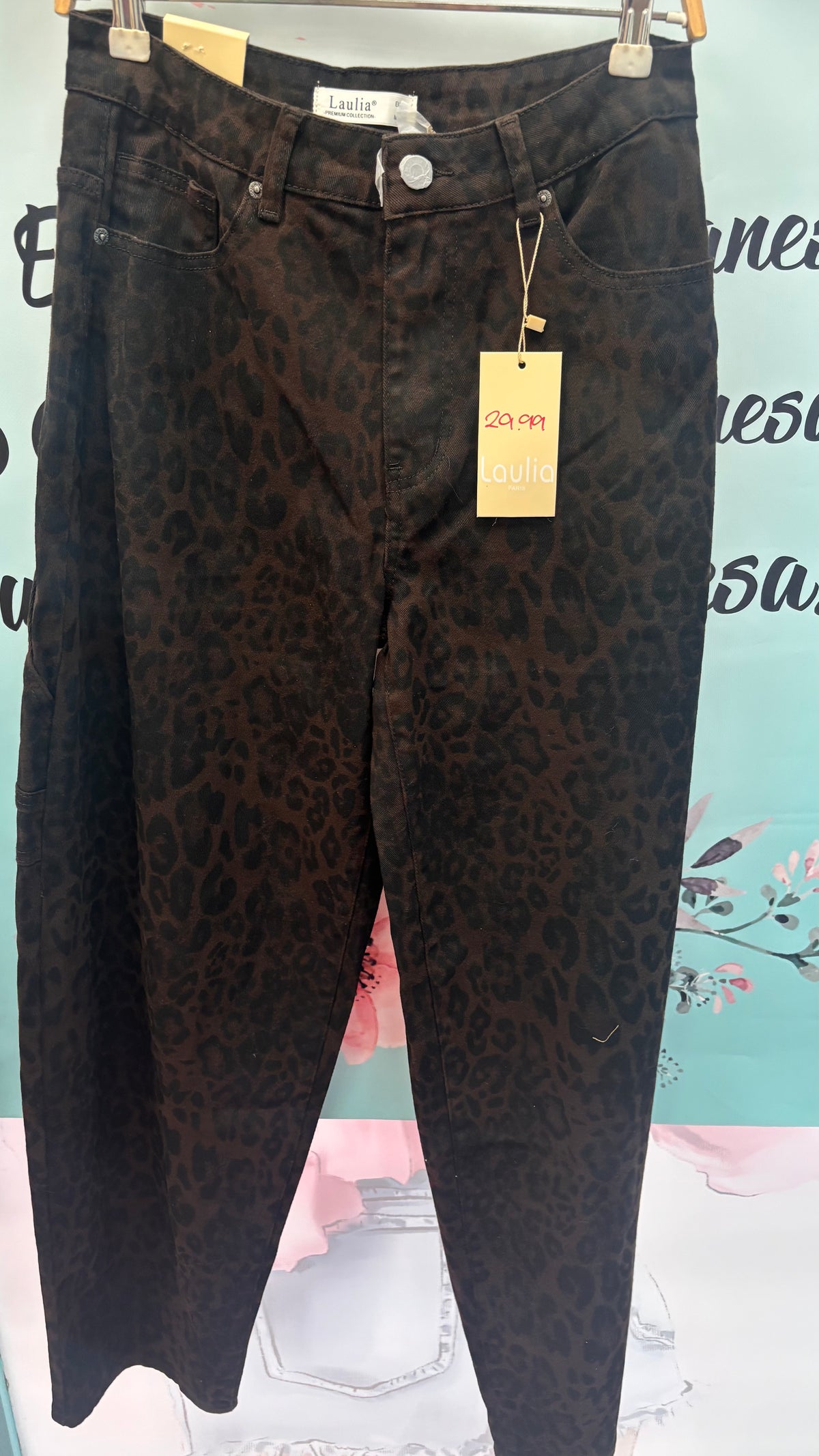 LEOPARD PRINT PANTS