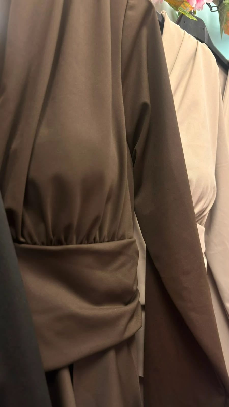TOP PEPLUM CRUZADO MANGA LARGA