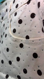 PANTALÓN BARREL LUNARES STRASS