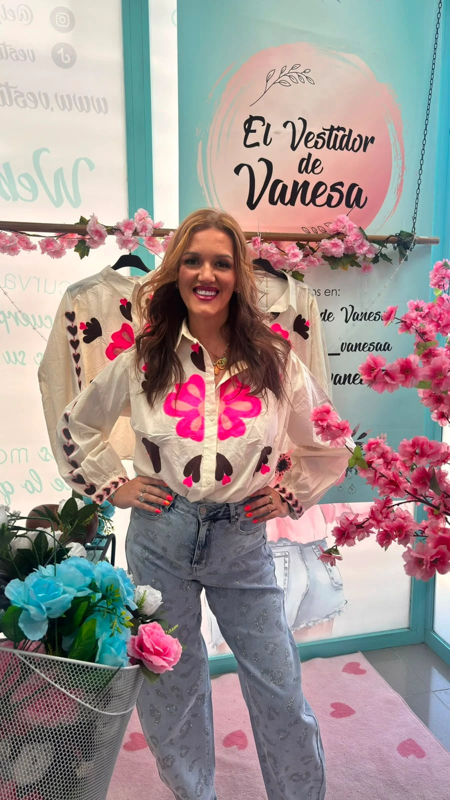 CAMISA DE ALGODÓN BORDADA VANE