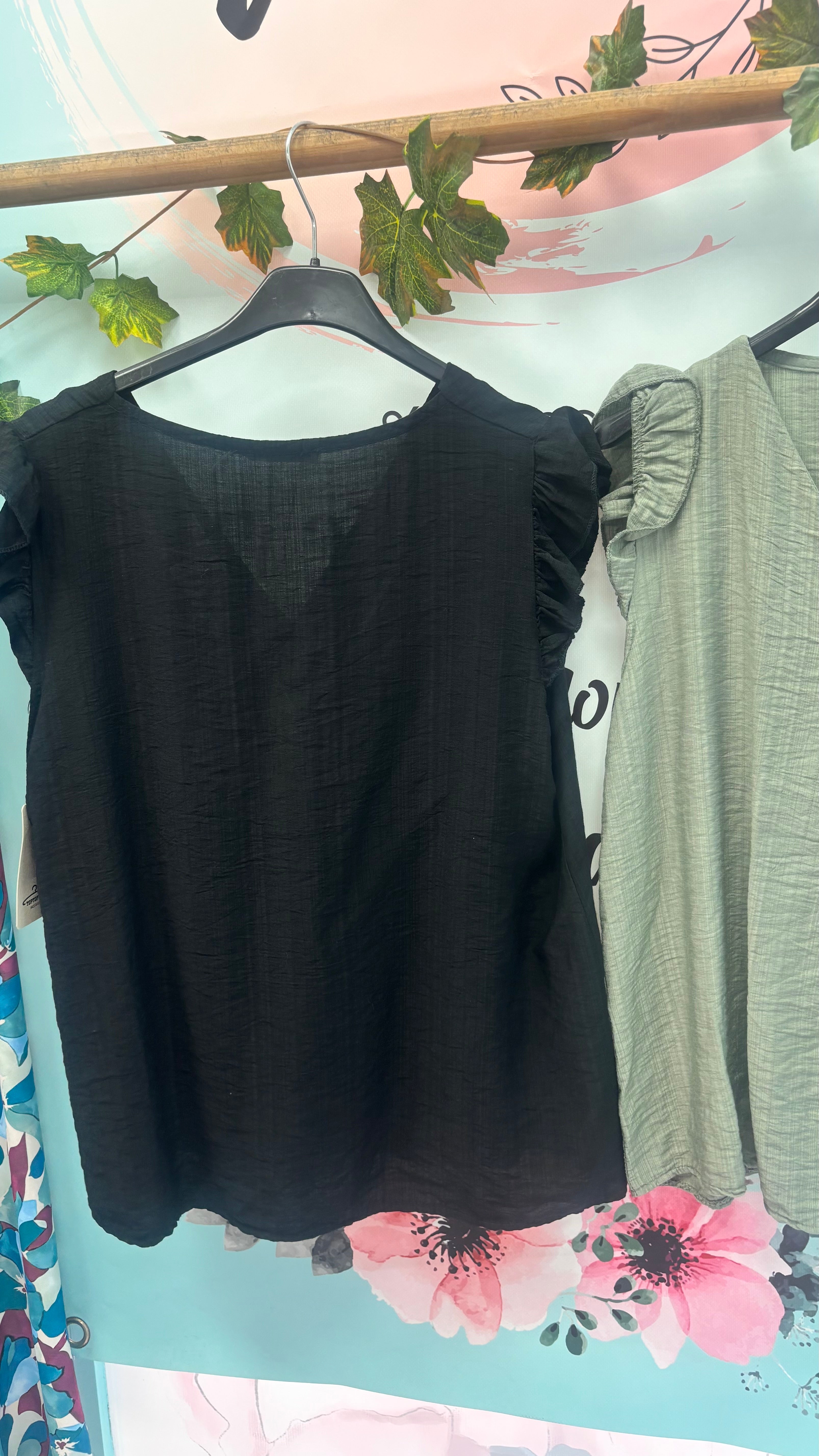 CAMISETA VOLANTES COLORES