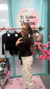 TOP PEPLUM CRUZADO MANGA LARGA