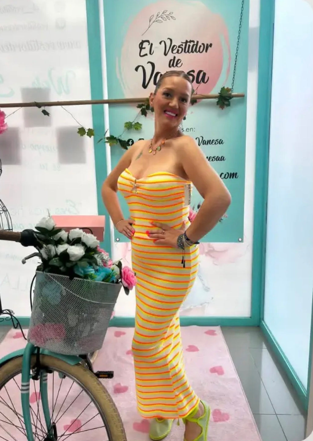 VESTIDO FLÚOR CHLOE