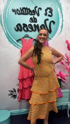 VESTIDO VICHY VOLANTES