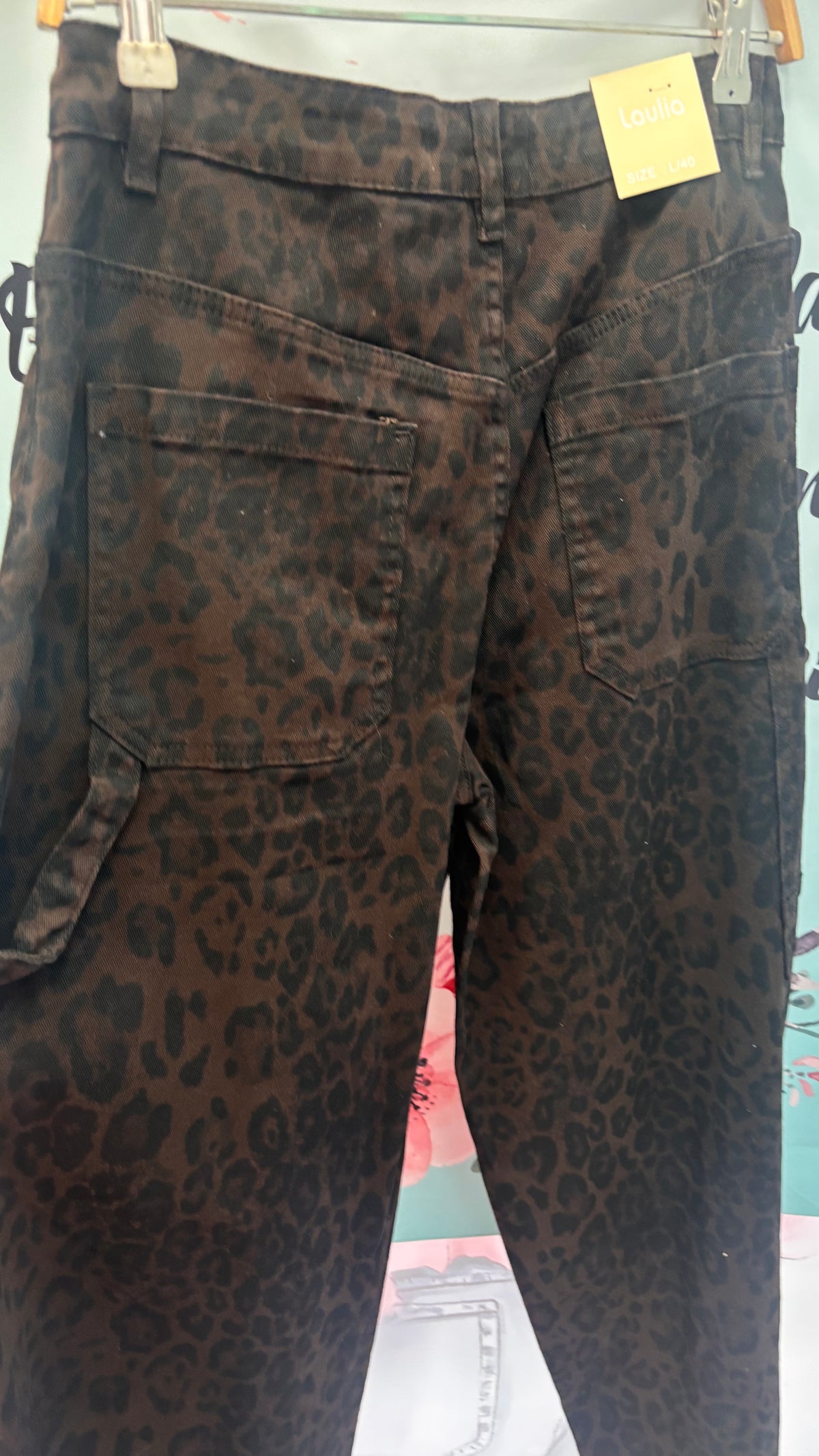 LEOPARD PRINT PANTS