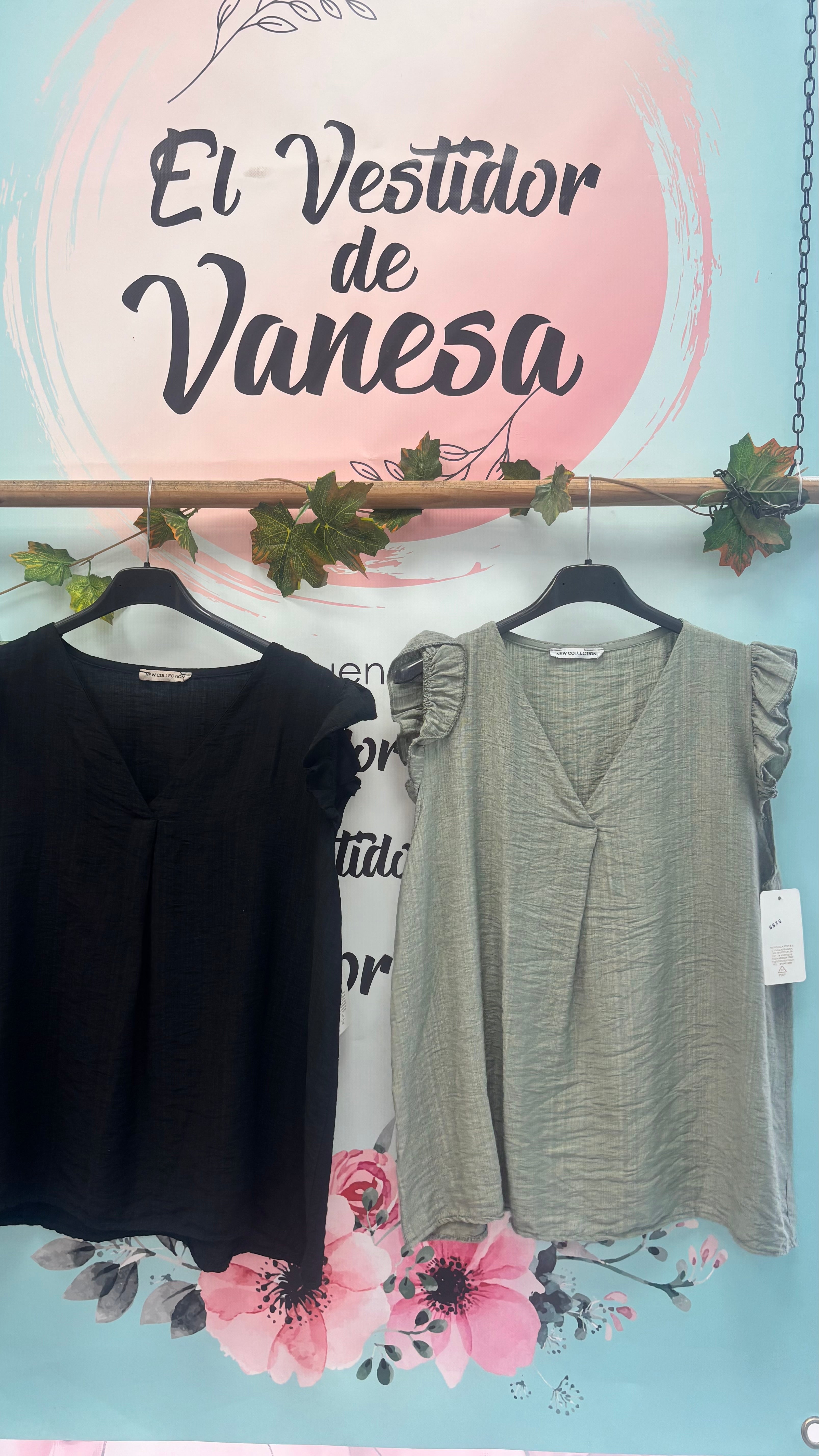 CAMISETA VOLANTES COLORES
