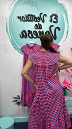VESTIDO VICHY AZUL VANE