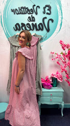 VESTIDO CUADRITO DALIA