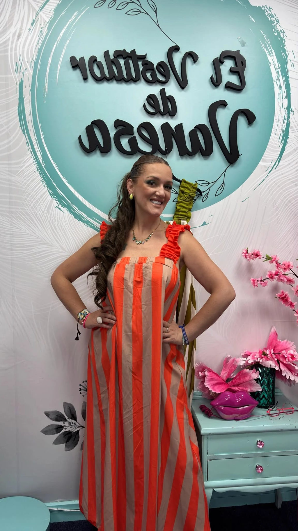 VESTIDO RAYAS SILVIA