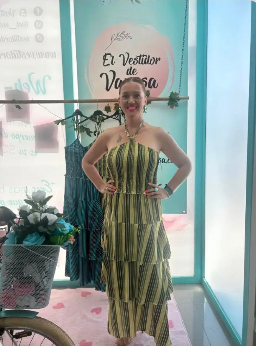 VESTIDO RAYAS PAOLA