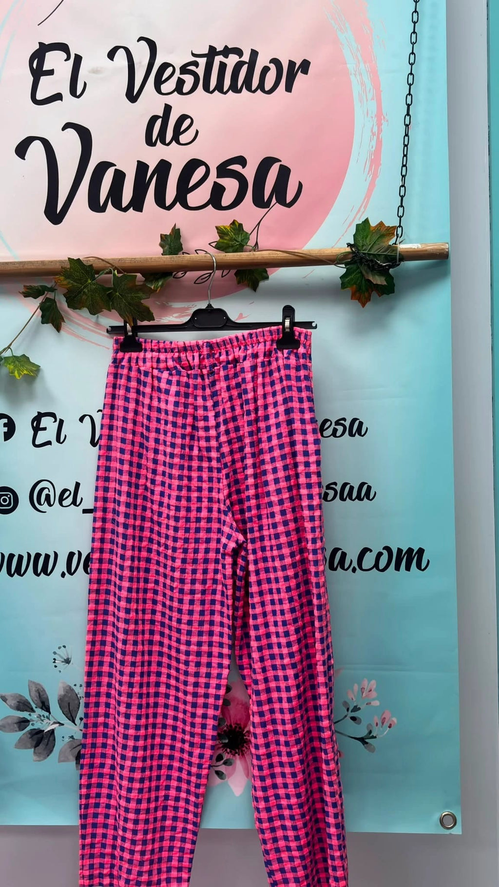 OFERTA PANTALÓN VICHY FLÚOR