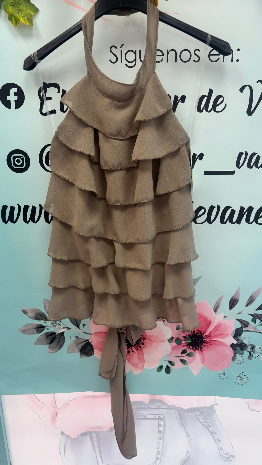TOP HALTER CASCADA