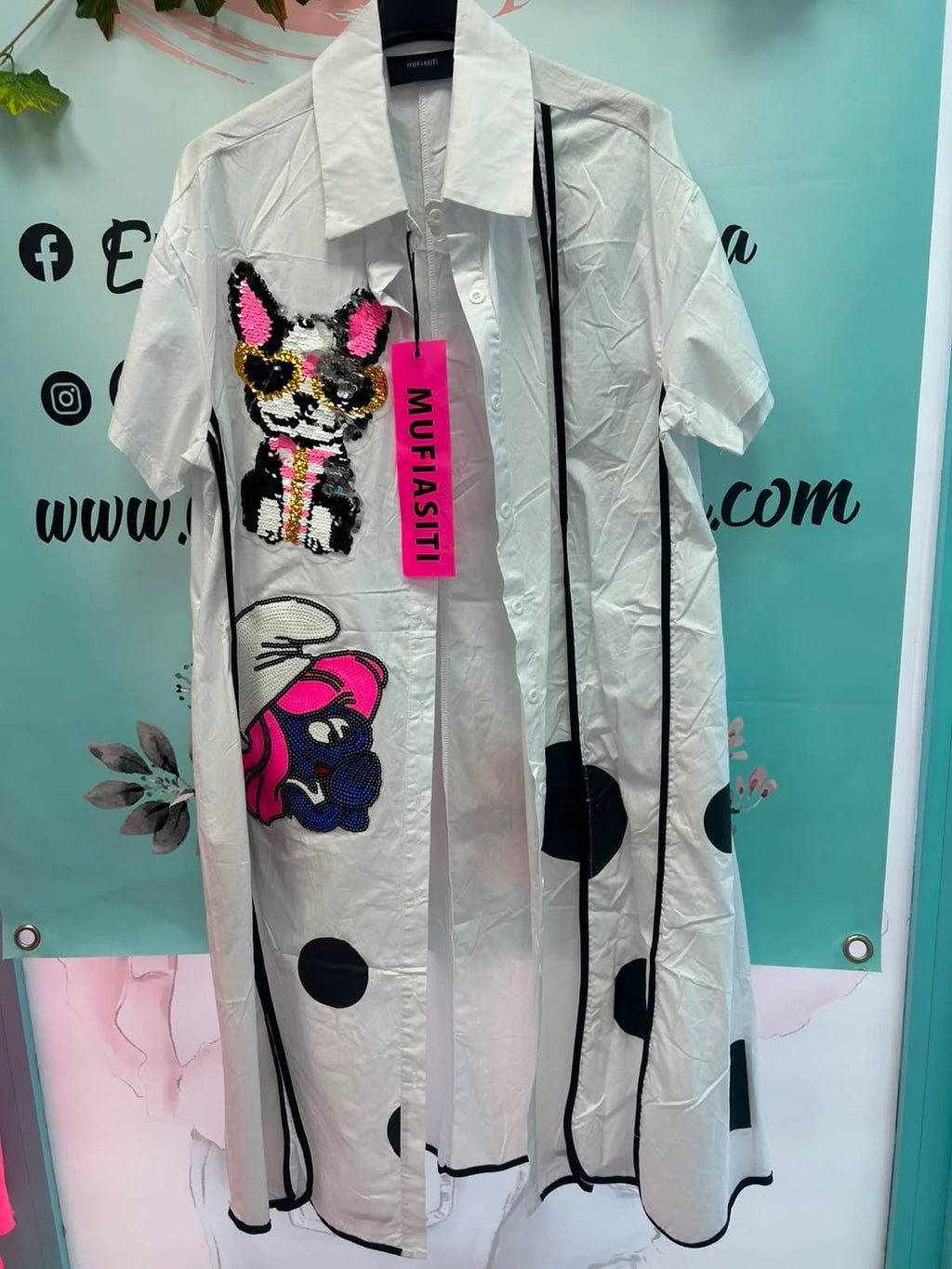 OFERTA VESTIDO LENTEJUELAS LUNARES