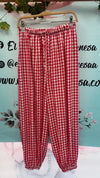 JOGGER CUADRITO ROJO
