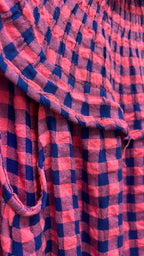 VESTIDO VICHY AZUL VANE