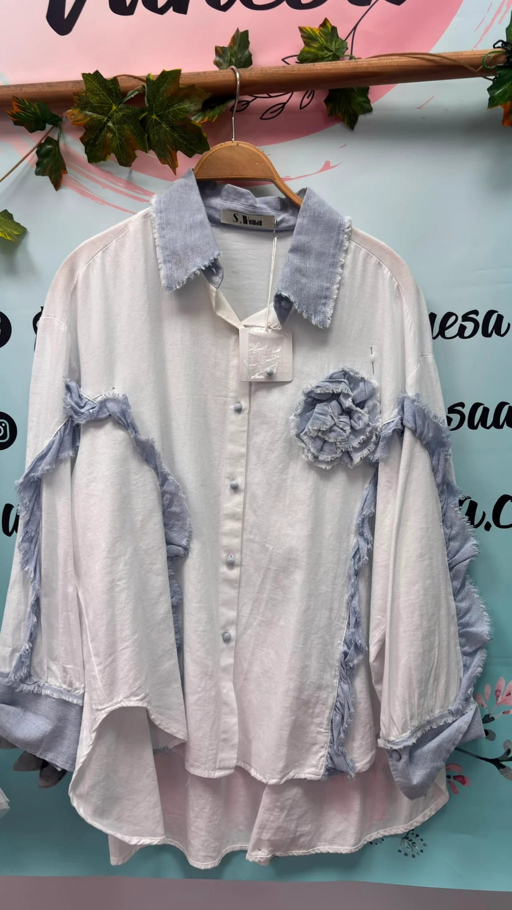 OFERTA CAMISETA FLUIDA VAQUERA