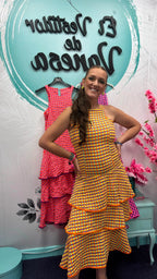 VESTIDO VICHY VOLANTES