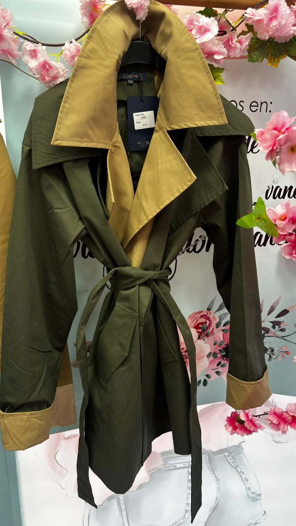 GABARDINA CORTA FLUIDA