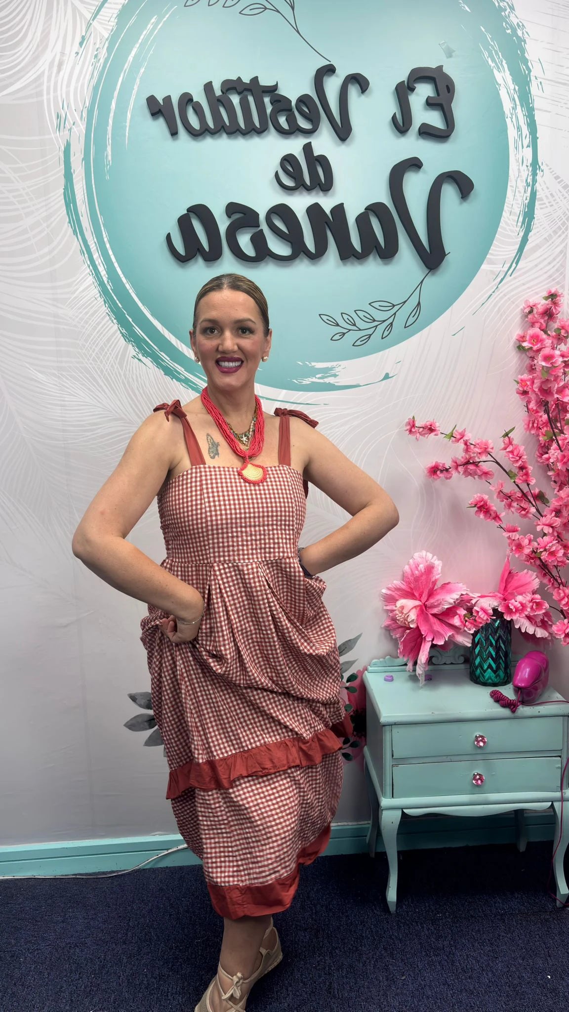 VESTIDO VICHY LACITOS
