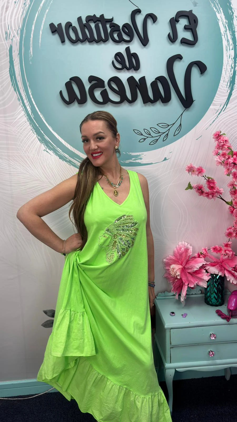 VESTIDO LENTEJUELAS LADIES