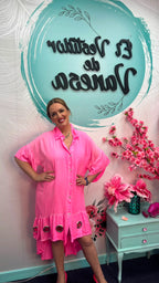 VESTIDO GLORIA ARGOLLA FLUOR