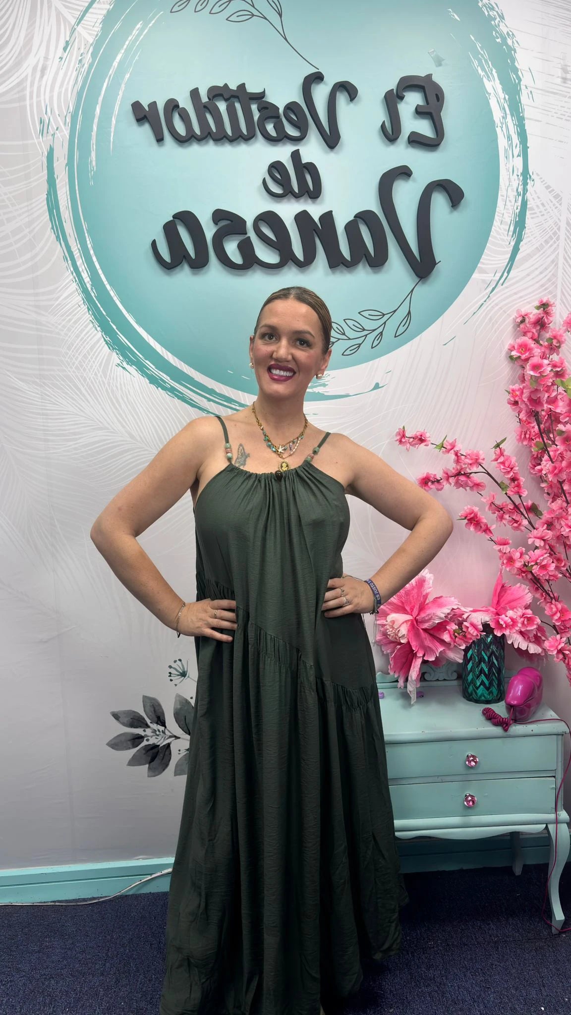 VESTIDO MAXI OVERSIZE SEMILINO SAMARA