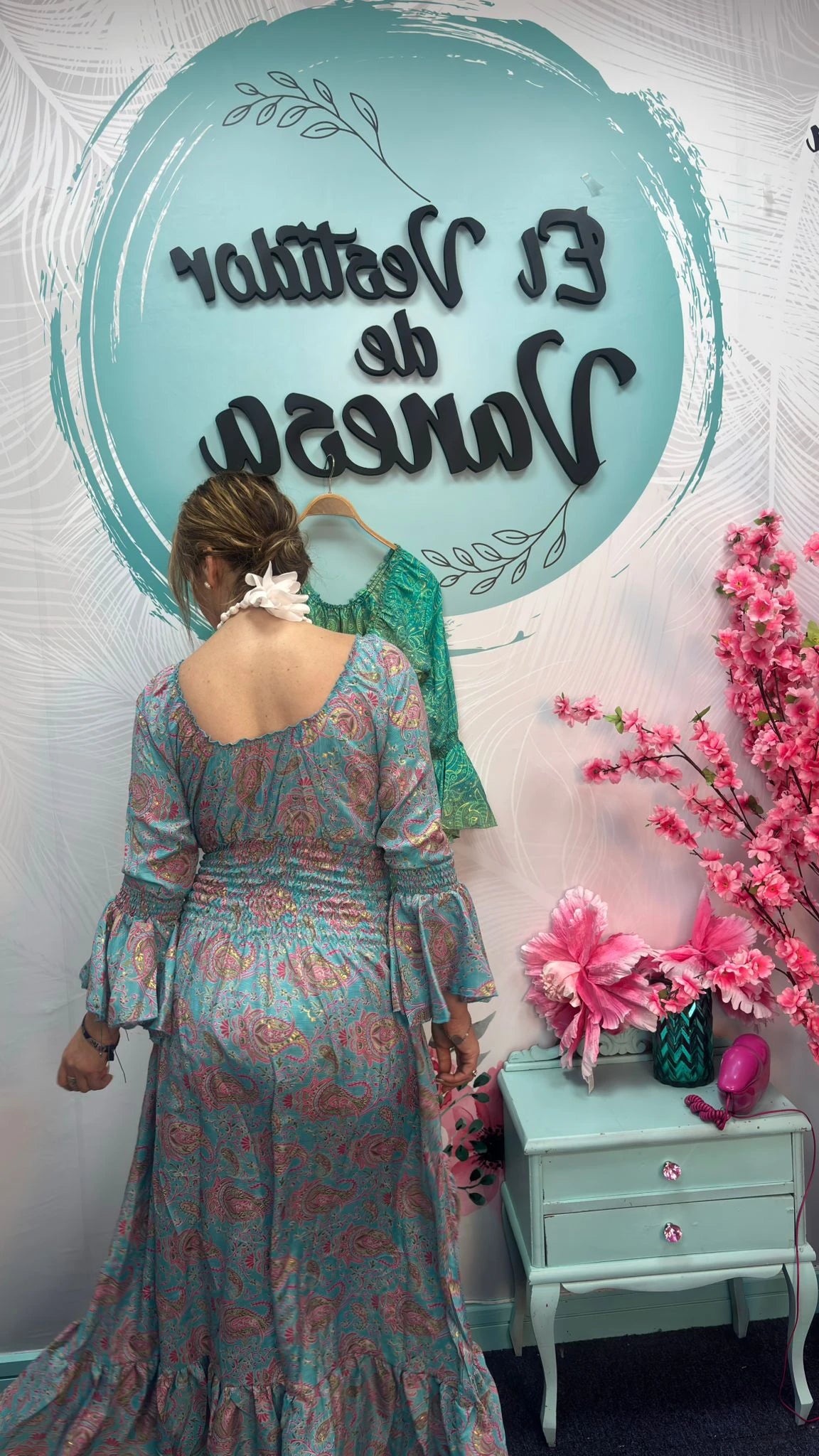 VESTIDO DE SEDA INDIA INDARA