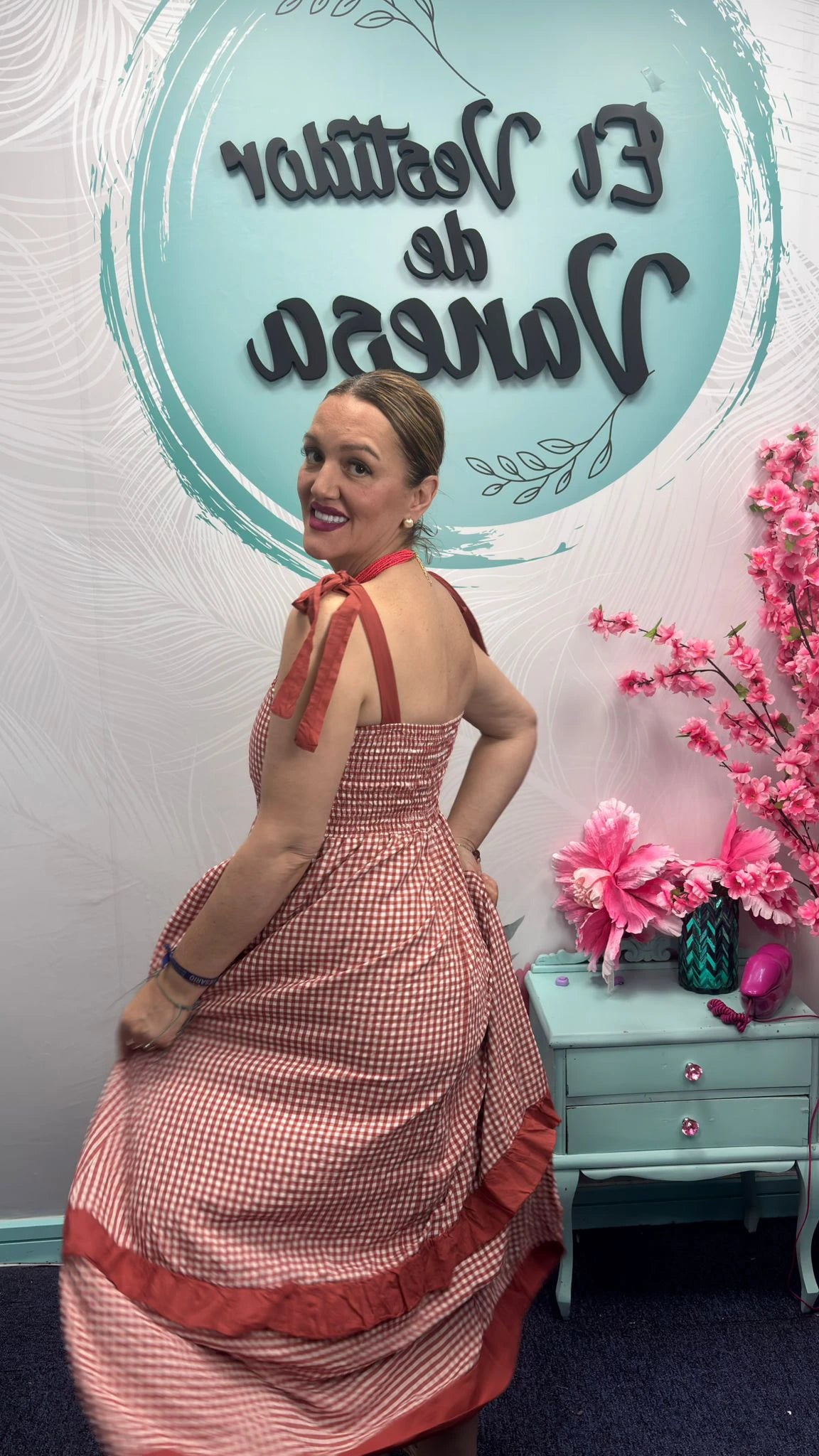 VESTIDO VICHY LACITOS