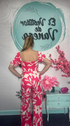 MONO FLORAL ROSA