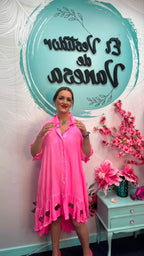VESTIDO GLORIA ARGOLLA FLUOR