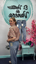 PANTALÓN CORTE CROPPED CARLA