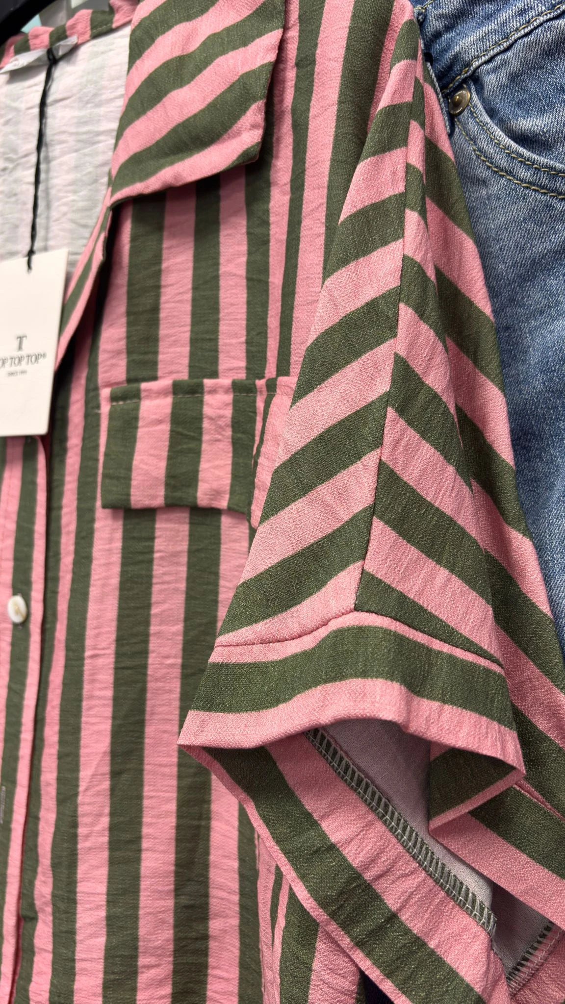 CAMISA SEMILINO RAYAS TANIA