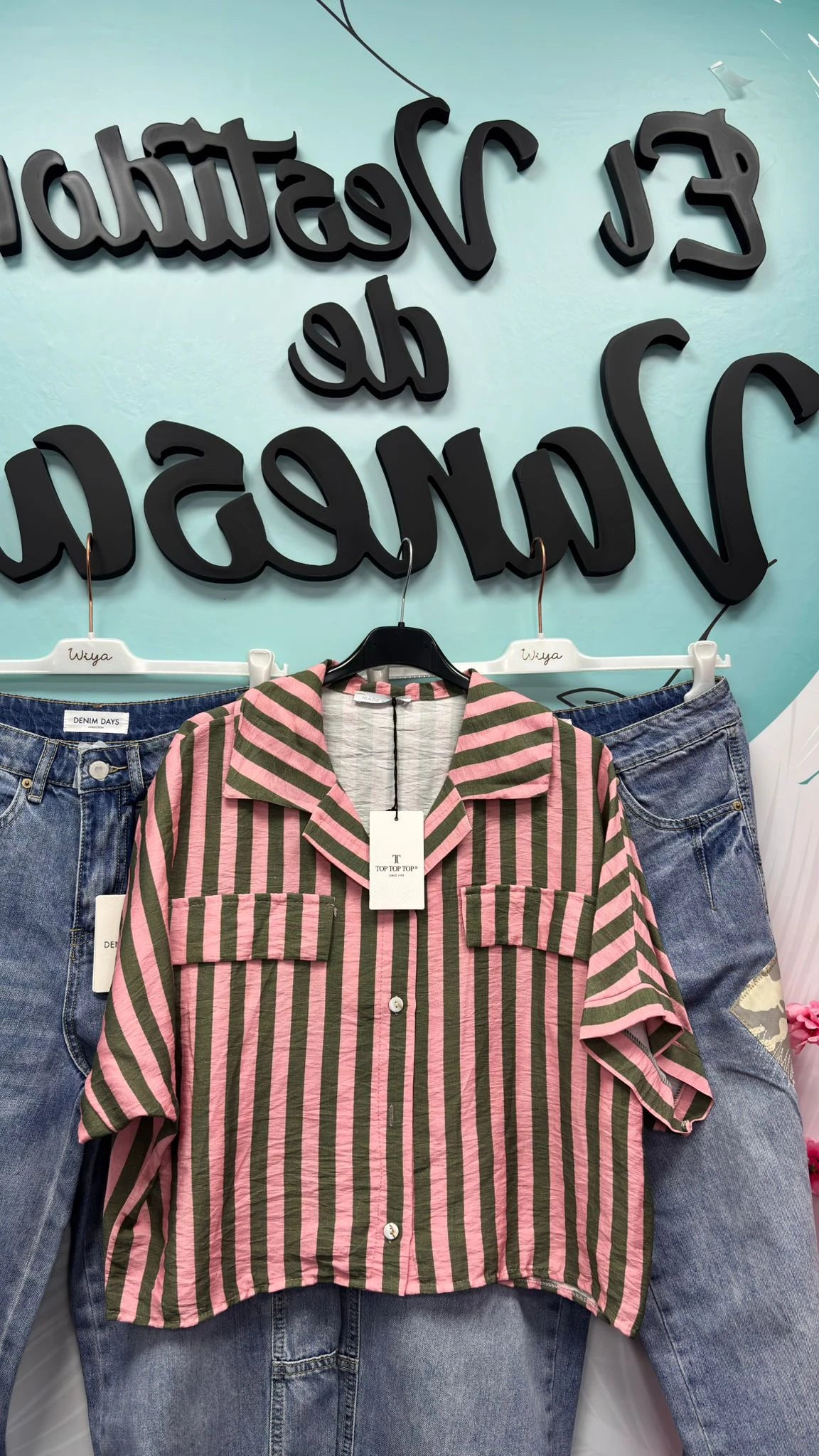 CAMISA SEMILINO RAYAS TANIA