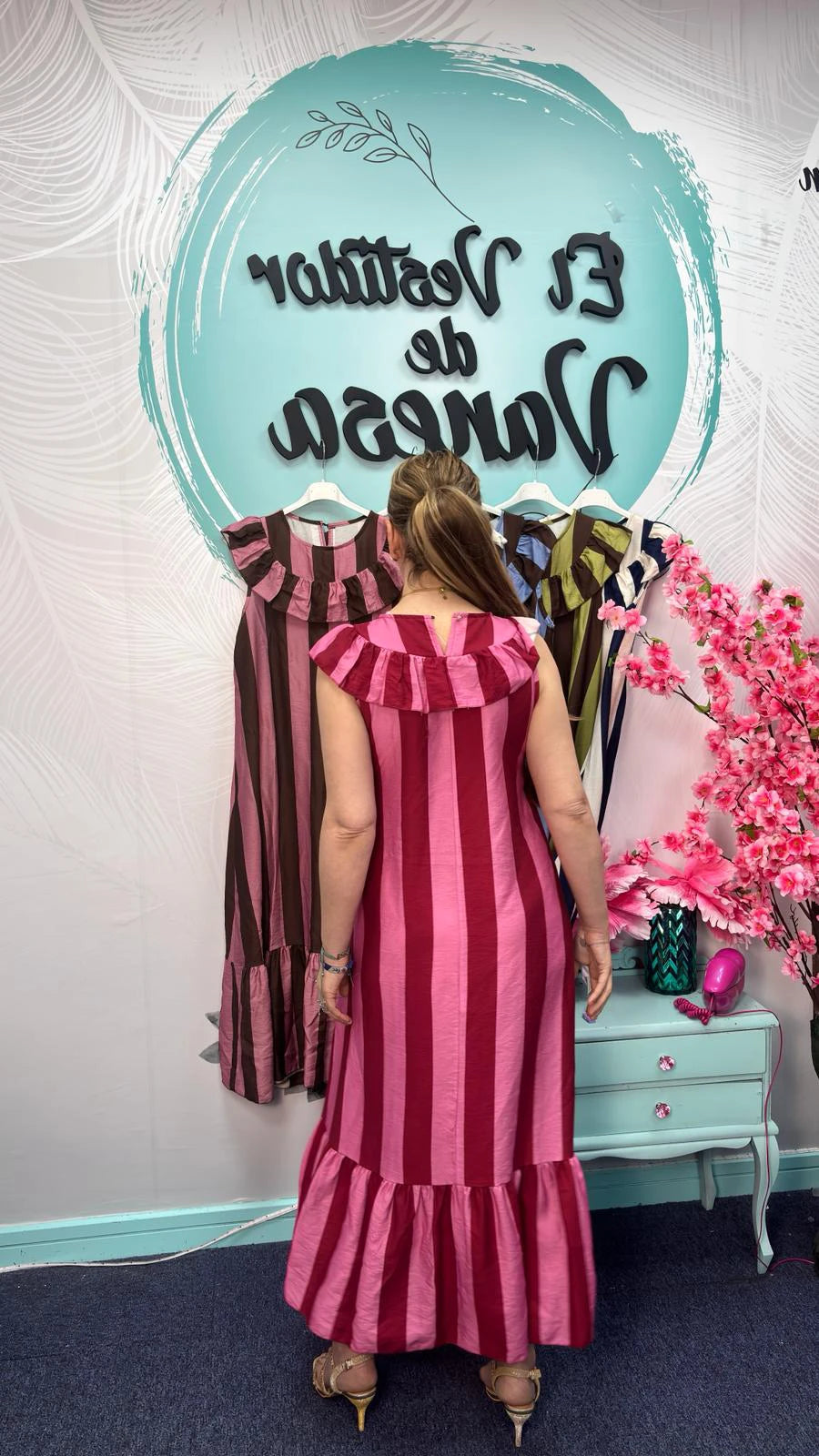 VESTIDO RAYAS DARTACAN