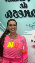 CAMISETA LOS ÁNGELES PERFORADA PILI