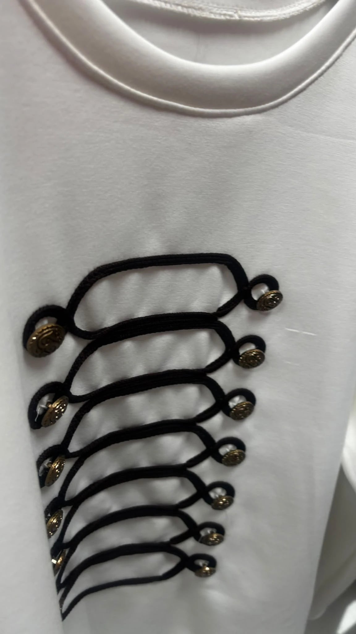 Sudadera Napoleón Blanca y Choco