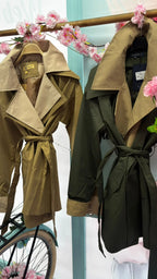 GABARDINA CORTA FLUIDA
