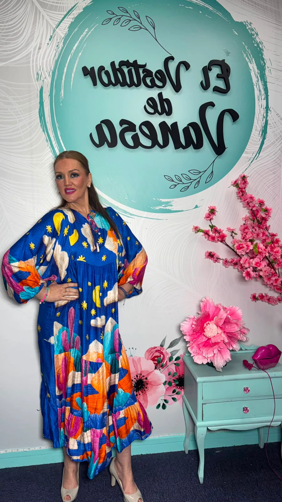 VESTIDO JOT AZUL ANTONIA