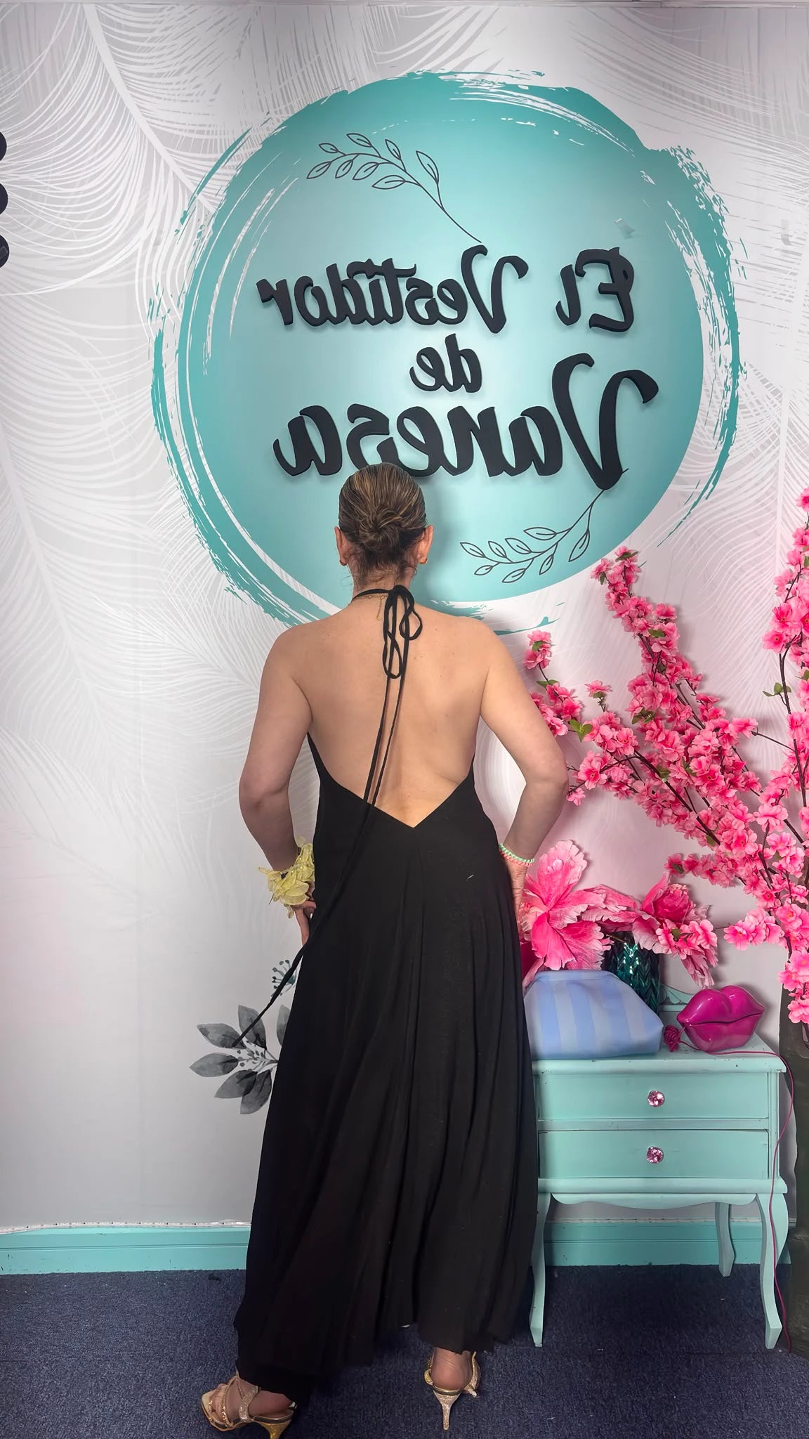 VESTIDO ARANCHA HALTER