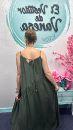 VESTIDO MAXI OVERSIZE SEMILINO SAMARA
