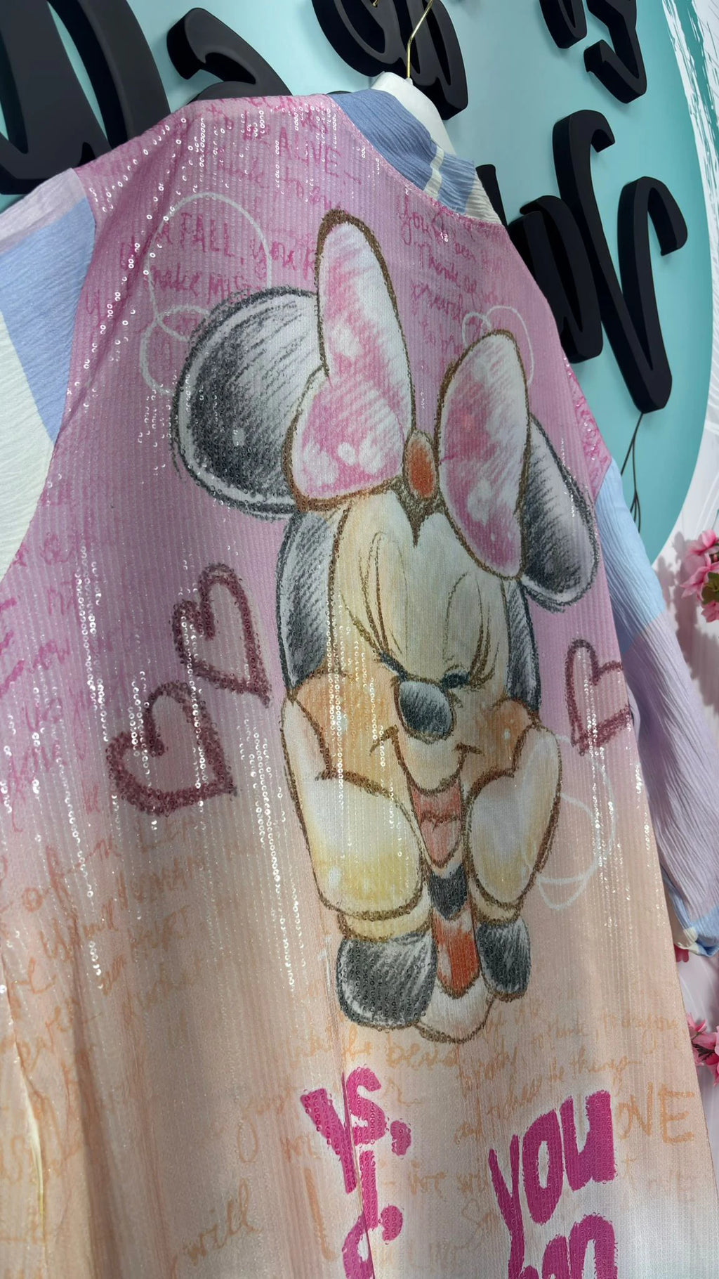 KAFTÁN MICKEY LENTEJUELAS MILANO