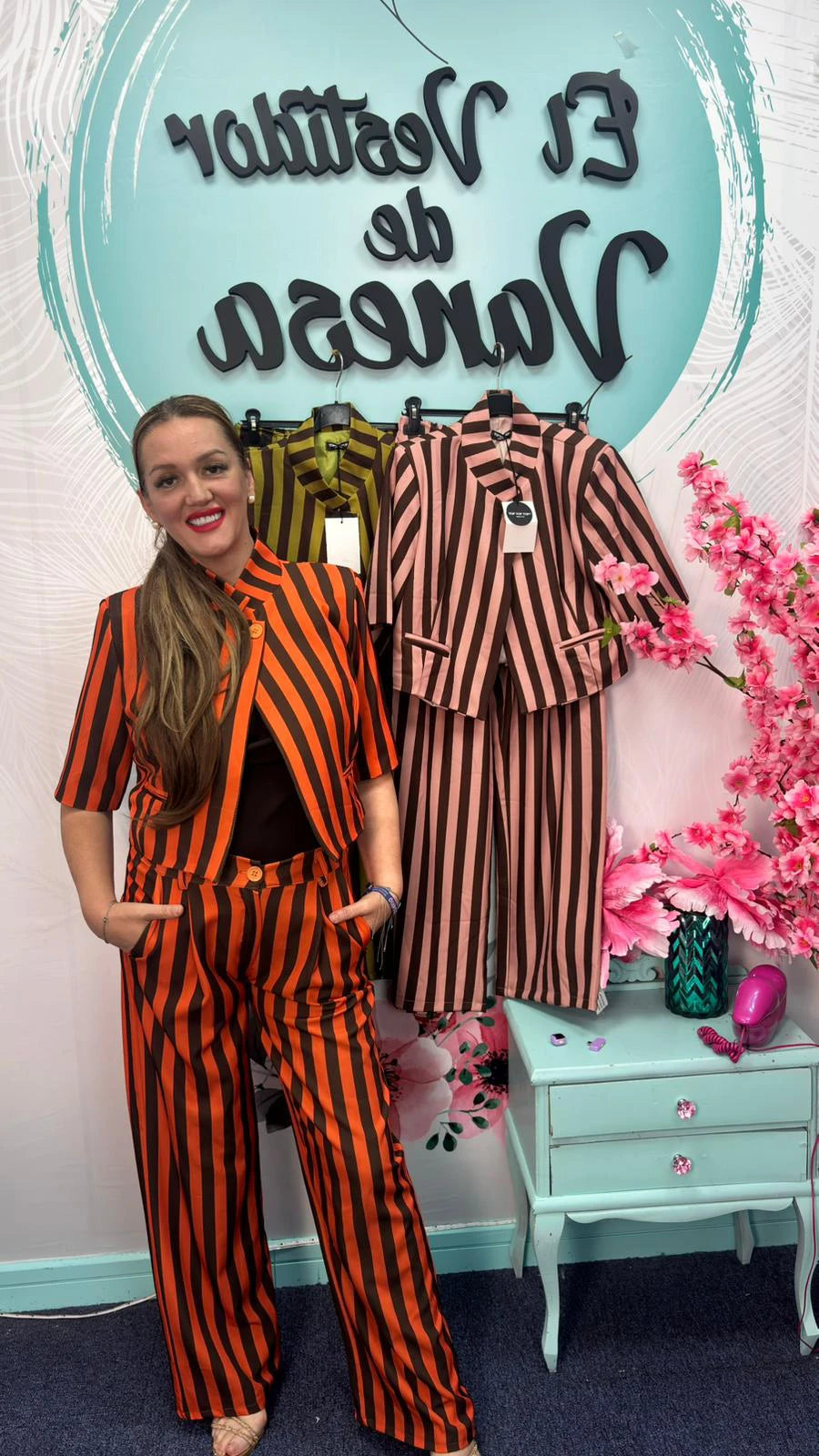 TRAJE RAYAS ROCIO