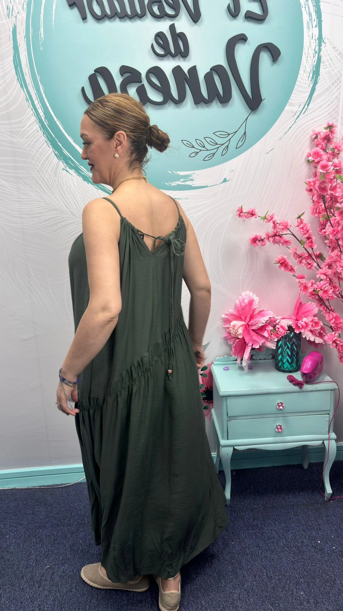 VESTIDO MAXI OVERSIZE SEMILINO SAMARA