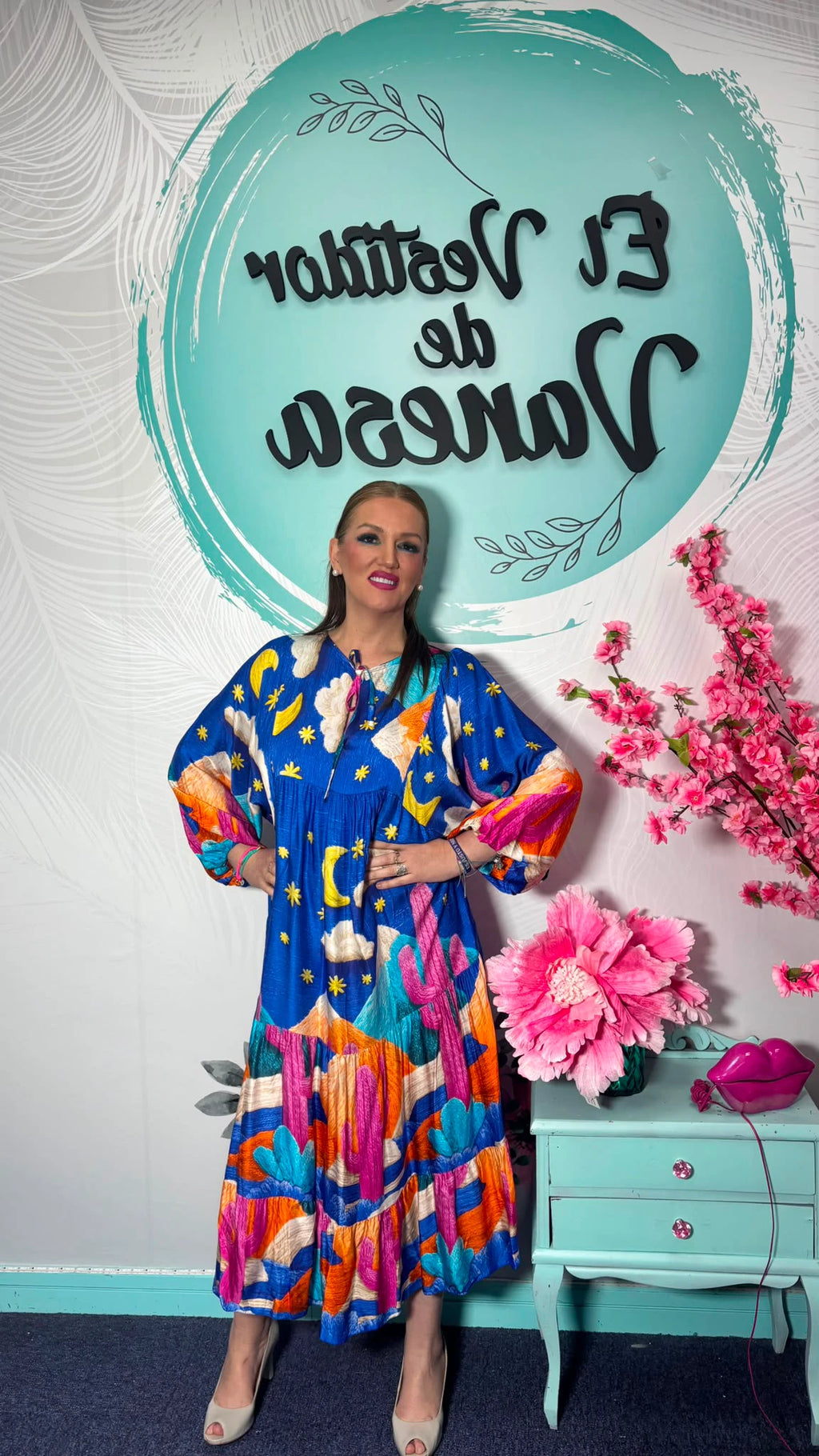 VESTIDO JOT AZUL ANTONIA