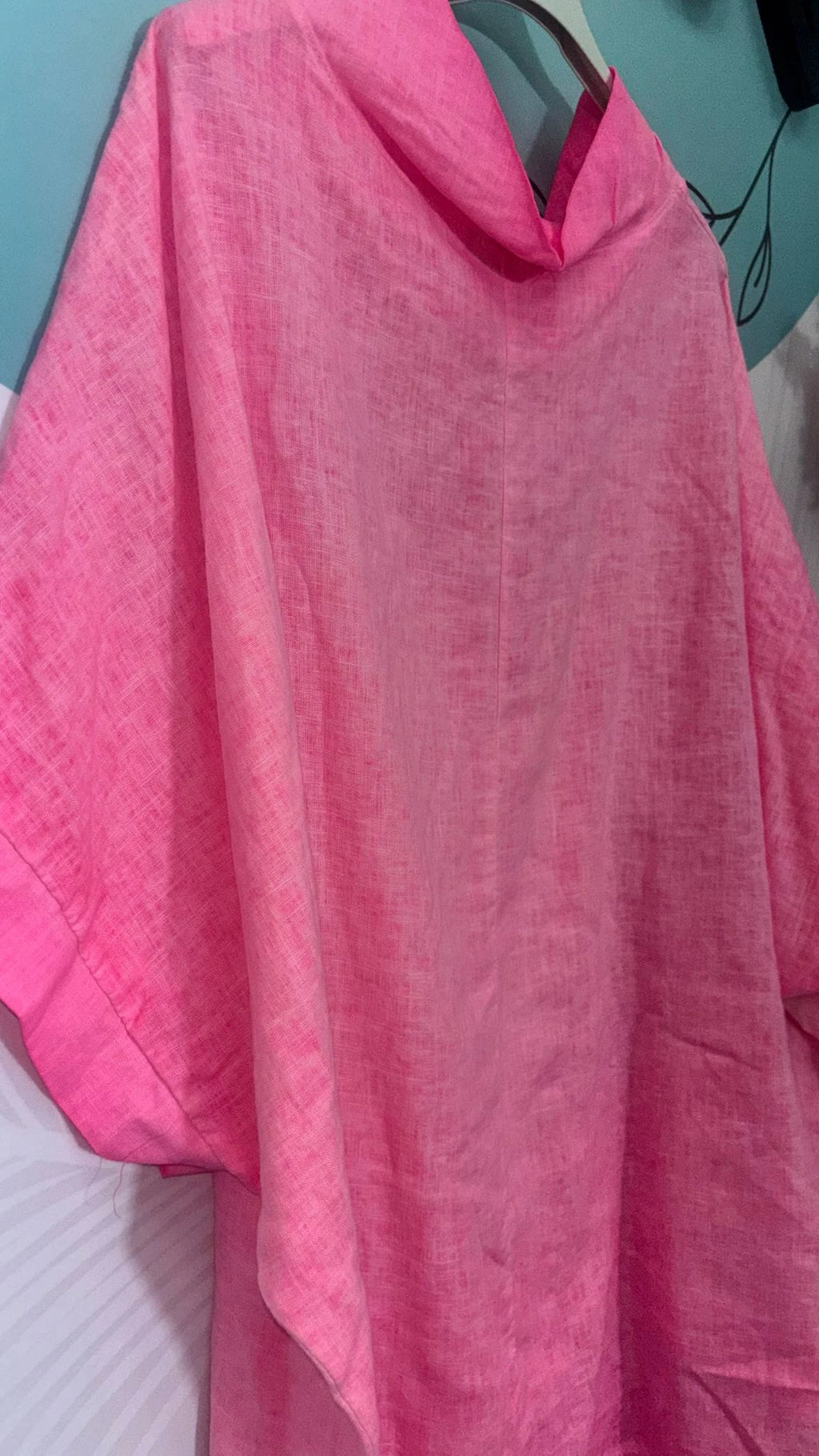 CAMISETA LAVADA A LA PIEDRA LINO CARLA
