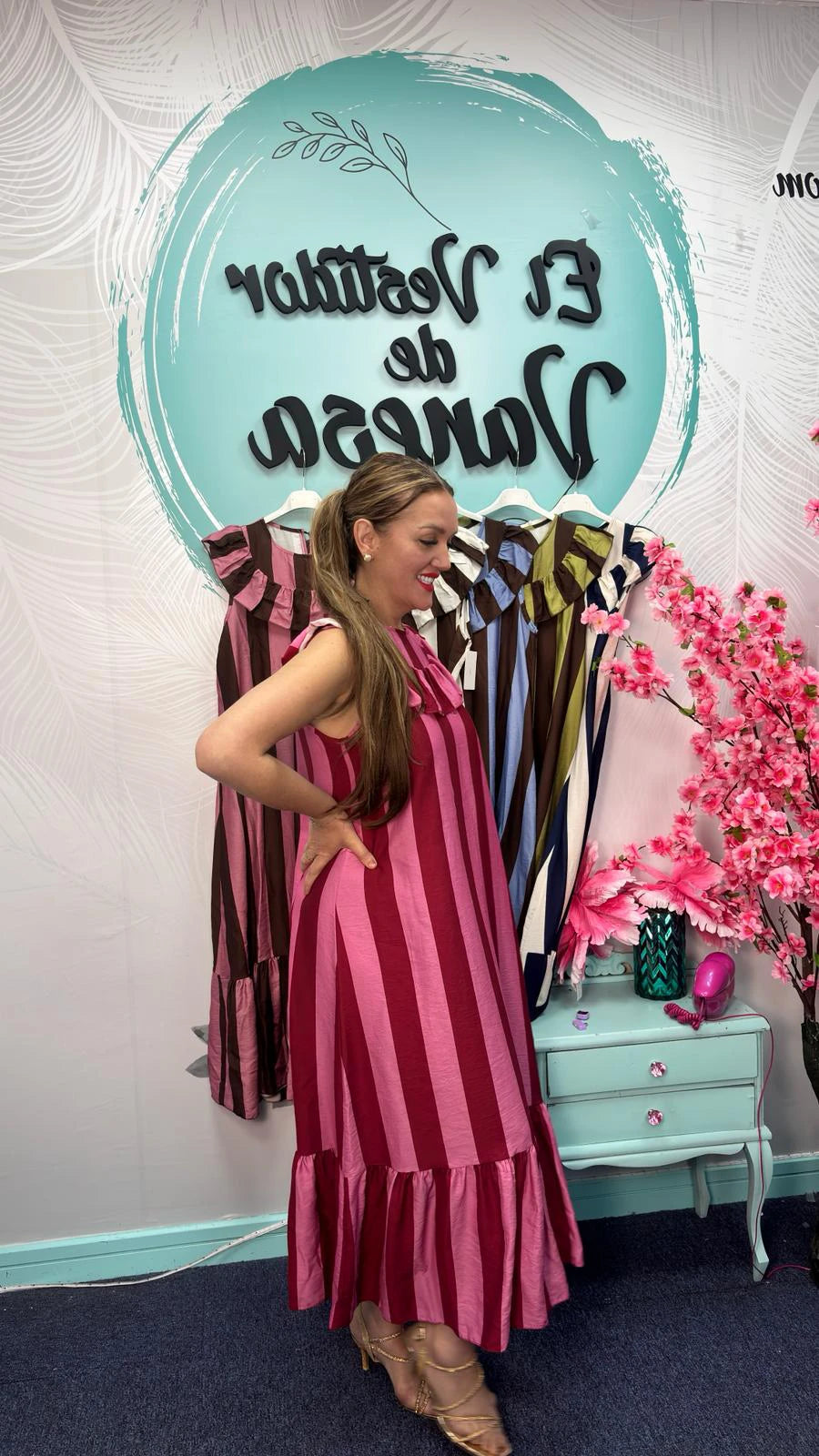 VESTIDO RAYAS DARTACAN