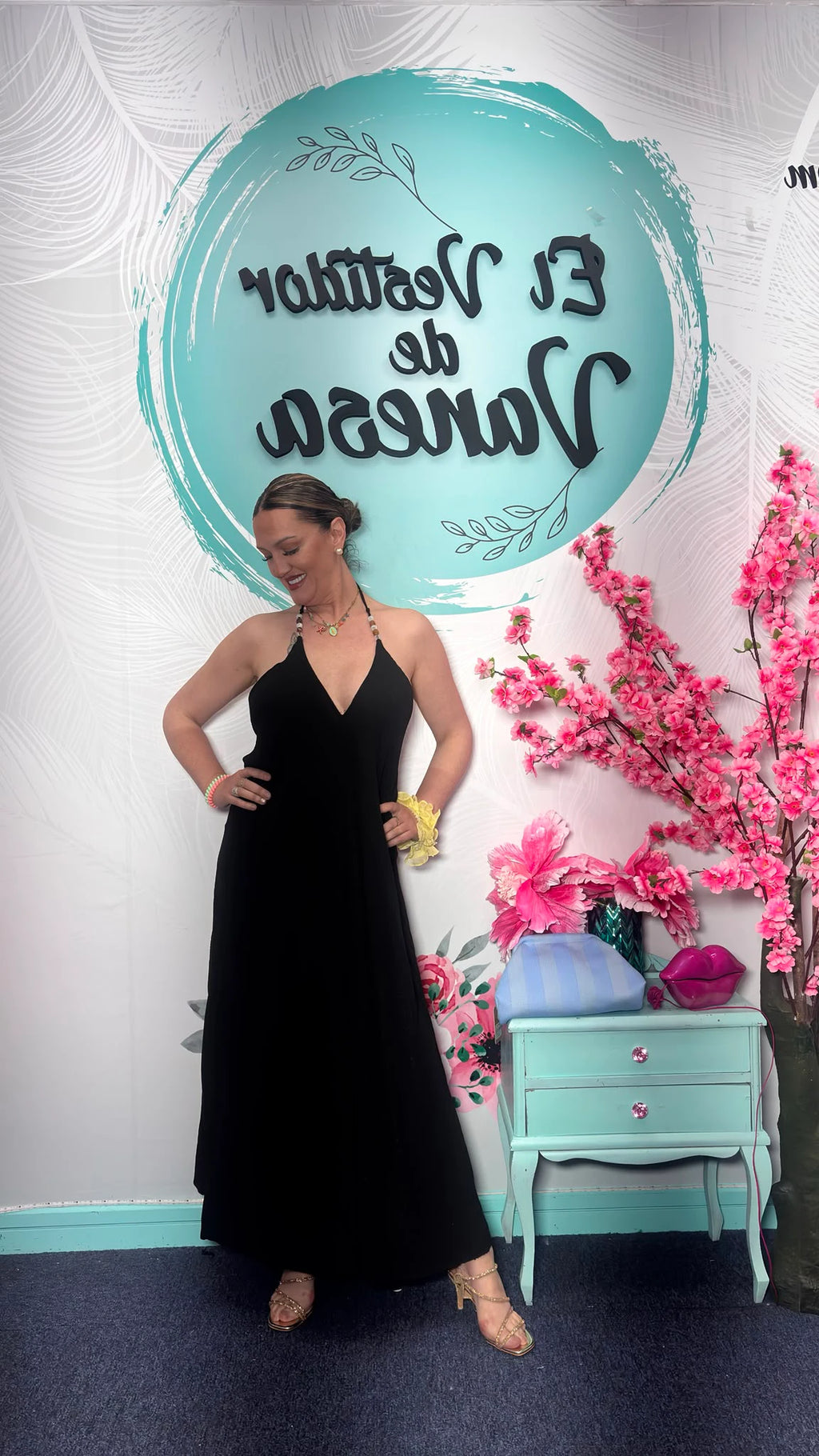 VESTIDO ARANCHA HALTER