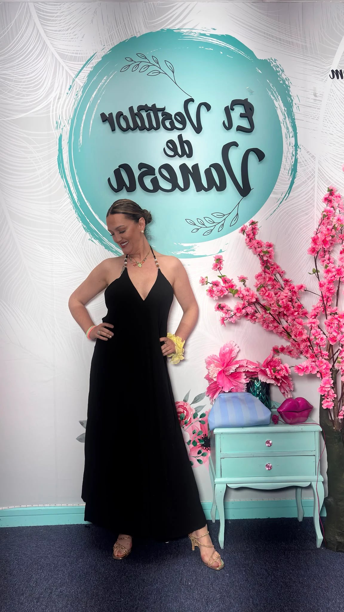 VESTIDO ARANCHA HALTER